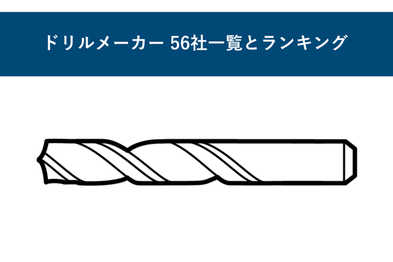 ドリルメーカー56社一覧とランキング
