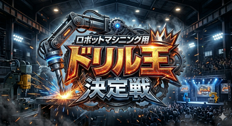 ロボットマシニング用ドリル王決定戦