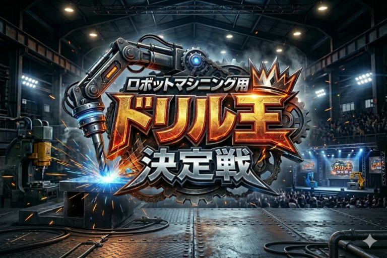 ロボットマシニング用ドリル王決定戦