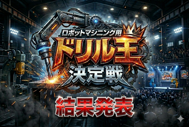 ロボットマシニング用ドリル王決定戦 結果発表
